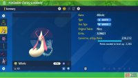 Milotic stats page 1