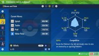 Milotic stats page 2