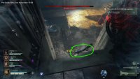 There is another scripture spawn near the maintenance floor at the bottom of the area. We have marked in the green circle where you can get the scripture based on our ally&rsquo;s position when they picked it up.