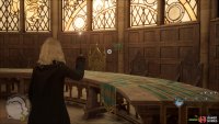 Head into the Professor&rsquo;s seats at the end of the Hall to get the moth.