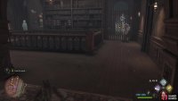 After getting through the gate and going down some stairs, you&rsquo;ll find a ghost blocking your path.