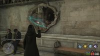 Bring the moth back to the mirror by attracting it with Lumos, be sure to decast Lumos when you&rsquo;re in front of the mirror.