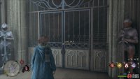 You can unlock the gate for the stairs leading to the Headmaster&rsquo;s Office using the Alohomora spell.