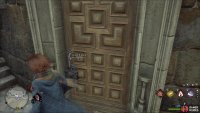 Fly to the tower to unlock the door to the Headmaster&rsquo;s Office using Level II Alohomora if you don&rsquo;t have the password.