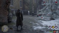 Continue up the Quad Court path, and you&rsquo;ll find a Levioso Statue.
