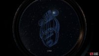The template will glow and then show the constellation illustration once complete.