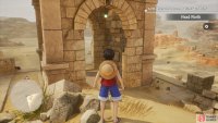 The ruin in the Great Desert.