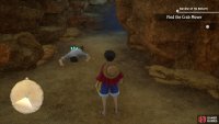 Go through the tunnel behind this NPC to get close to the second photo