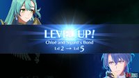 After the bout - win or lose - your Bond Level with the Emblem will increase.