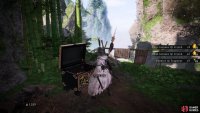 The first chest on the left will give you Genuine Qi items.
