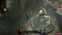 You can change the difficulty at any time by visiting the Difficulty Level statue found in most major cities.
