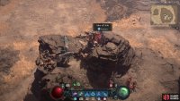 to find the statue sitting at the top of the cliff