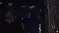 You’ll see the blue medallion just to your right inside.