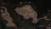 The location of the fifth blue medallion on the fish farm.