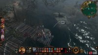 Make your way to the docks along the southeastern edge of the swamp and jump over to an island.