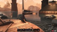 You can run into these wooden beam handles to move the trebuchet in different directions, and use the lever beside it to adjust the firing angle.