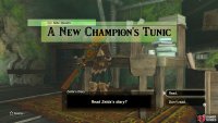 Read Zelda’s diary to start the quest, A New Champion’s Tunic.
