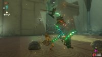 Then fight him off when he’s low! Watch out for his powerful boulder weapon. 