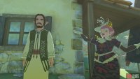 Reede and Cece during the election cutscene.