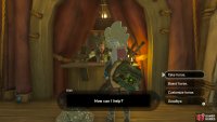 Choose the customize horse option at a stable.