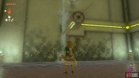 then drag the blades under the water so it starts continuously spinning and generating power.