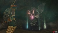 The respec animation at the horned statue