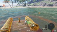 Use Ultrahand to see the chest containing The Island Lobster Shirt in the water.