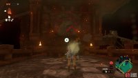 Find the large boulder behind you from the fourth Gong.