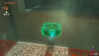 Place the hover stone in the middle of the chasm.