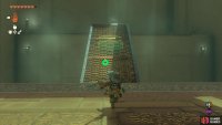 Use the platform and hover stone as a ramp. 