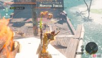 Keep away from the monsters on the pirate ship.
