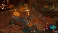 Jump off at the center area with the Rock Likes.