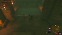 Drop down here after using the second lever.