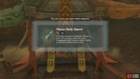 Past the door will be a chest with the !Fierce Deity Sword