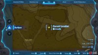 The location of the shield on the map