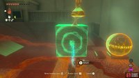 Use Ultrahand to attach the block to the swinging device.