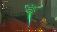 You then use Ultrahand again to pull back the block.