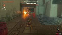 Lure the Soldier Construct IIIs through the various traps.