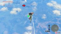 You’re aiming for this island after launching from the Gerudo Canyon Skyview Tower.