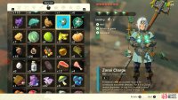 Take out some Zonai Charges from your inventory.