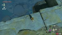 The crystal will be on this island below the shrine.