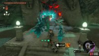 Use the Instant Cannon to blast through the breakable rock to get the chest behind it.