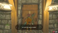 Go to enter the door to fight two Yiga enemies