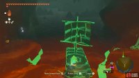 Placing the raft on the water