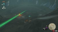 After finding the shrine, a light will beam to the location of the crystal in the center of the pool.