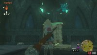 Use the nearby planks to make a climbable structure to reach it.