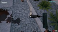 One of the zombies in the grounds of the house will drop the keys to the door.