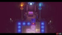 Push the purple block up at the end to reveal the large chest.