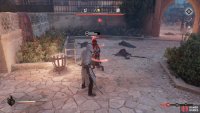Make sure to dodge the red attacks, as you can&rsquo;t parry those.