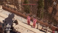 Toss a knife at one of the guards&rsquo; head to kill him.